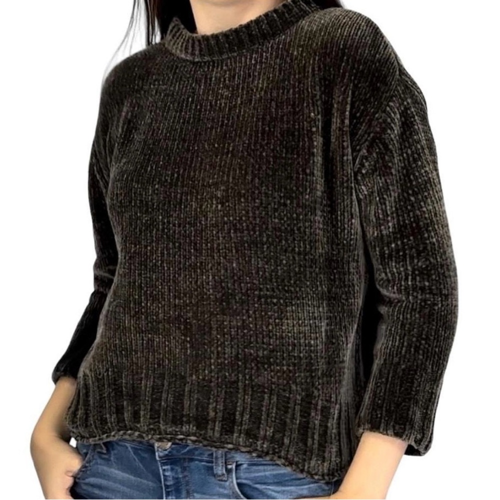 Black Max Studio Chenille Sweater